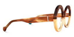 Pardo Round Beige Glasses2