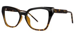 Yushica Square Tortoise Glasses1
