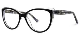 Maricella Cateye Black Glasses1