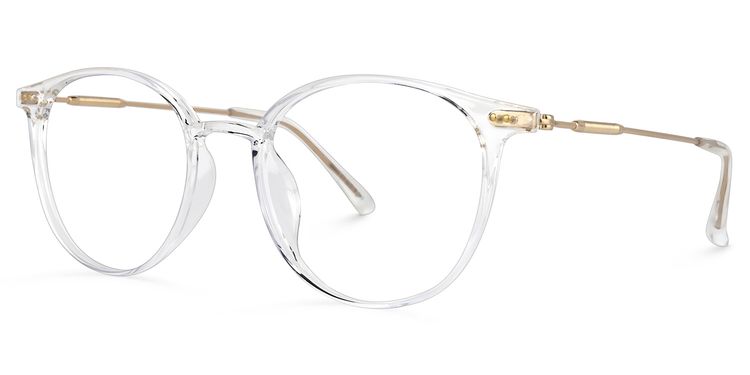 Judsy Round Clear Glasses
