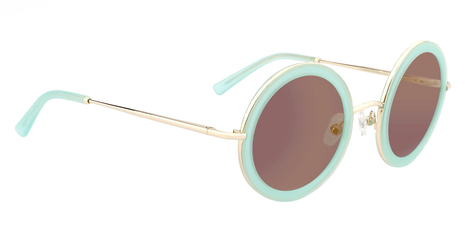 Round Green Sunglasses | Zeelool Sunglasses4