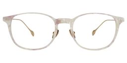 Niko Rectangle White Glasses 0