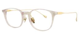 Niko Rectangle White Glasses 2