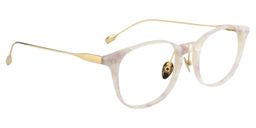 Niko Rectangle White Glasses 3