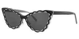 Xalvadora Cat eye Gray Sunglasses2