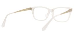 Antoine Rectangle White Glasses5