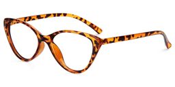 Michaela Cat Eye Tortoise Glasses 2