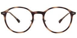 Dolores Round Tortoise Glasses0