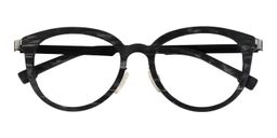 Talisa Round Black Pattern Glasses 1