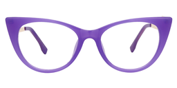 Susanna Cat Eye Purple Glasses0