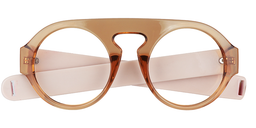 Monica Round Beige Glasses1