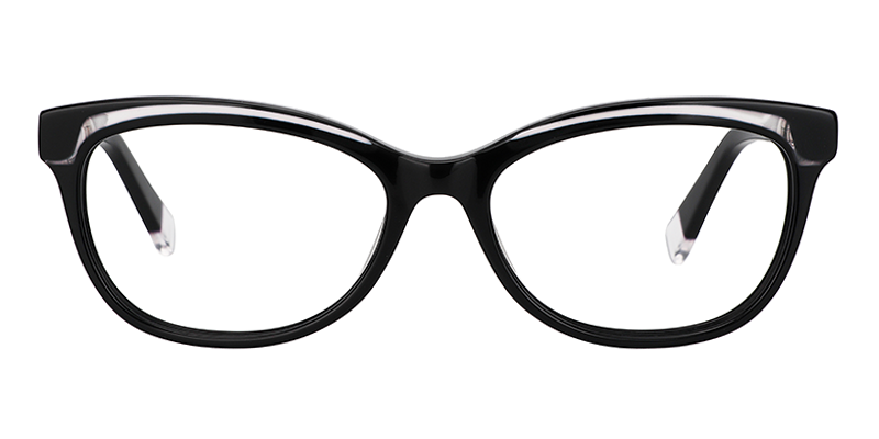 Oval Black Glasses0