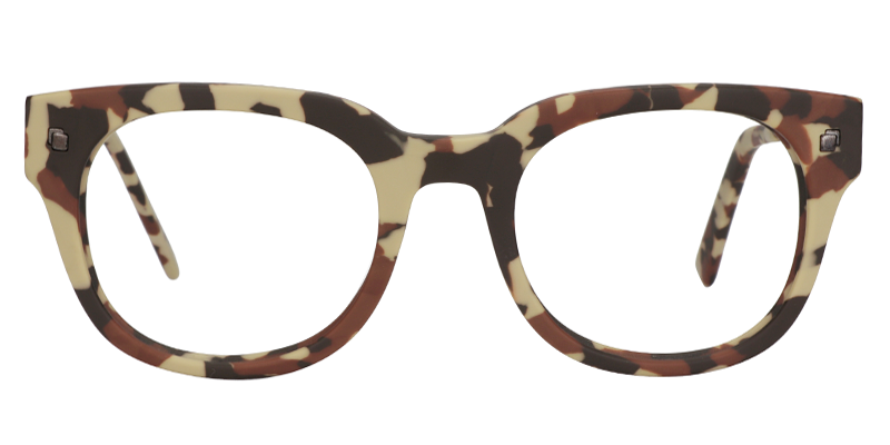 Round Brown Glasses0