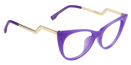 Susanna Cat Eye Purple Glasses3