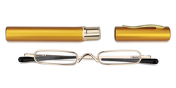 Karol Oval Gold Reading Glasses1