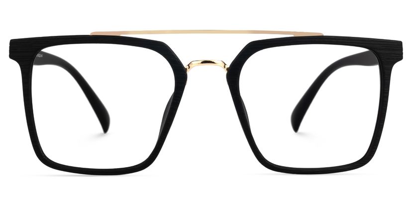 Shumac Square Black Glasses