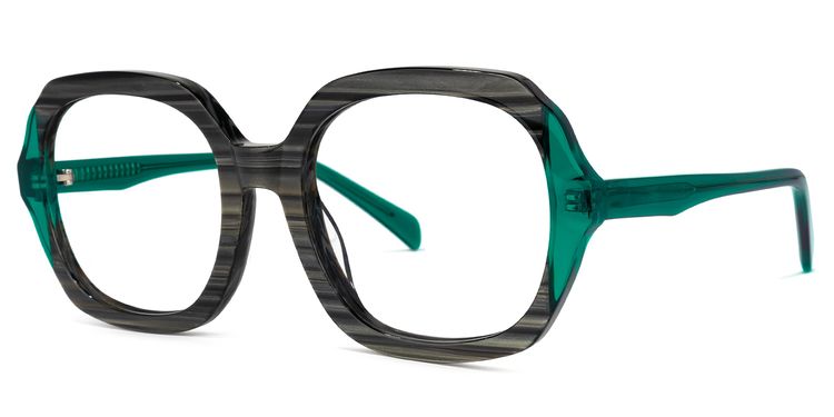Raquell Square Gray Glasses