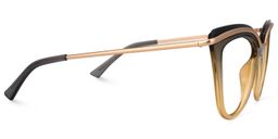 Wasiq Cateye Gray Glasses2