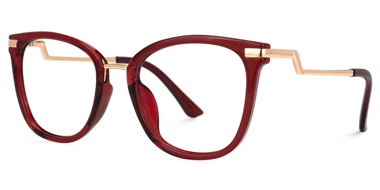 Toradger Cateye Red Glasses