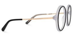 Tionna Round Gray Glasses2