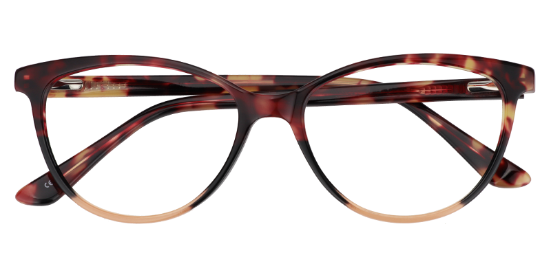Oval Beige Glasses | Zeelool Eyewear1