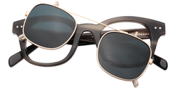 Padgett Clip-On Gray Glasses 0