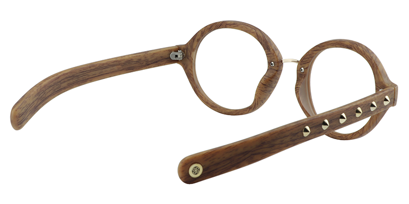 Round Wood Glasses | Zeelool Optical Online5