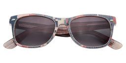 Kyle Oval Red Sunglasses0