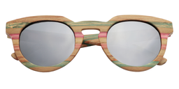 Juanita Round Silver Sunglasses1