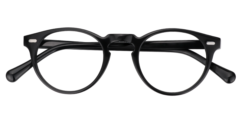 Round Black Glasses | Zeelool Eyewear1