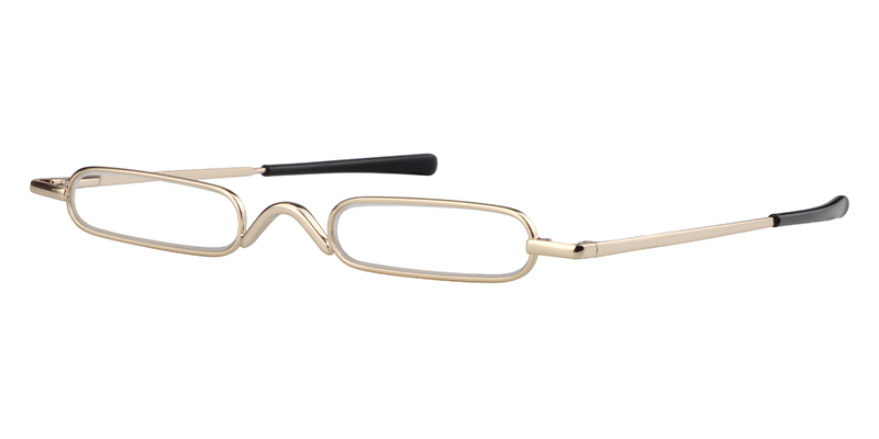 Oval Gold Reading Glasses | Zeelool Reading Glasses2