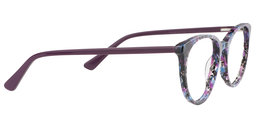 Odette Round Purple Tortoise Glasses4
