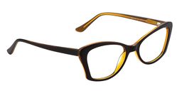 Brianna Cat Eye Brown Glasses5