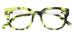 Anita Round Yellow Glasses1