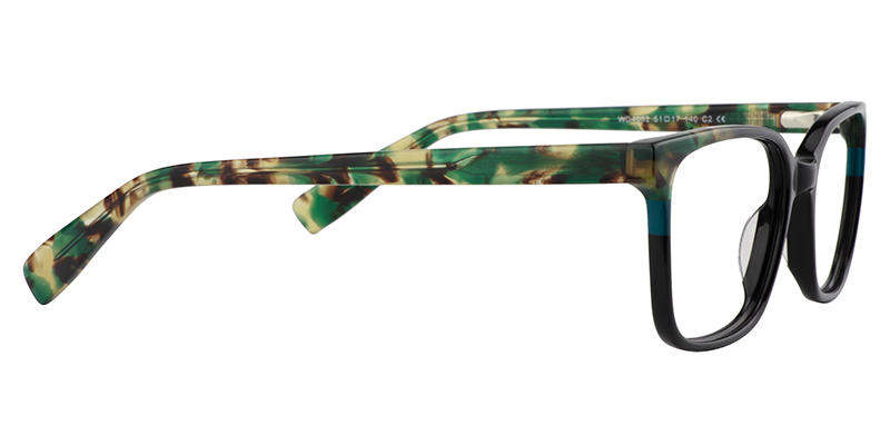 Rectangle Green Glasses4