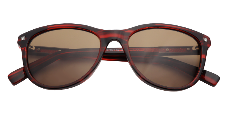 Butterfly Red Floral Sunglasses | Zeelool Sunglasses1