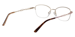 Paula Rectangle Gold Glasses4