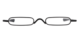 Karol Oval Black Reading Glasses0