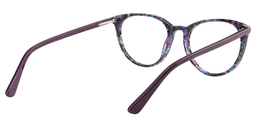 Odette Round Purple Tortoise Glasses5