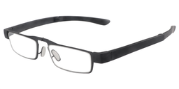 Sabrina Rectangle Black Reading Glasses4
