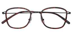 Chanel Square Red Titanium Glasses1