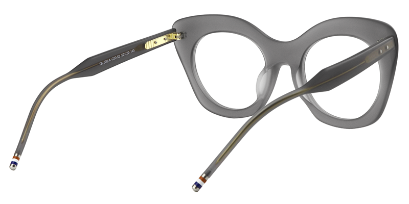 Cateye Gray Glasses5