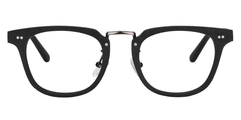 Rectangle Black Glasses | Zeelool Optical0