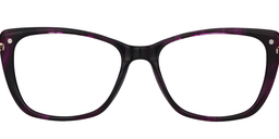 Geraldine Cat Eye Purple Glasses3