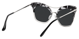 Nannie Cateye Black-White Sunglasses5