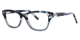 Tommy Rectangle Blue-Black Glasses2