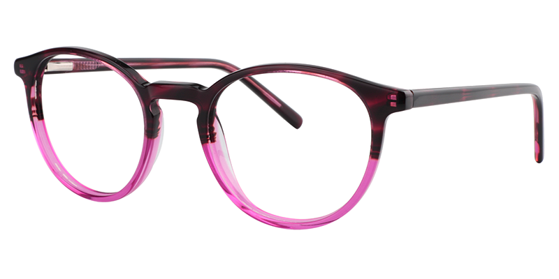 Round Bright Pink Glasses | Zeelool Eyeglasses Online2