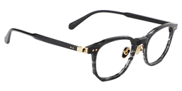 Bagshaw Round Black Glasses3