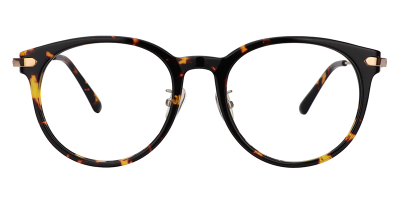 Round Tortoise Glasses | Zeelool Eyeglass Frames0