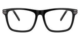 Slater Rectangle Black Glasses0